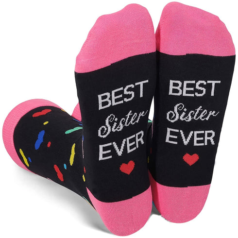 Best Sister Ever Knit Socks